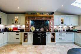 traditional painted oak in soft mint