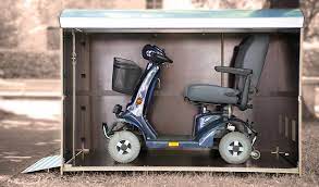 Schützen sie fahrrad oder roller vor wind und wetter! Garage Fur Senioren Scooter Elektromobile