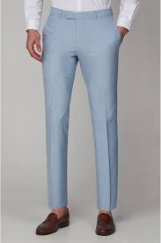 Shop for formal trousers for weddings, occasions & work. Mens Limehaus Pale Blue Slim Fit Suit Trouser Men S Suits Tailoring