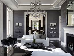 Design Inspiration London Contemporary By Louise Bradley Living Room Grey Dark Grey Living Room Wallpaper Interior Design