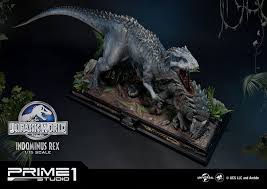 Rex, but it draws its unique physical qualities such as head ornamentation (abelisaurs) and horns. Actionfilmfigurenstatues Jurassic Park