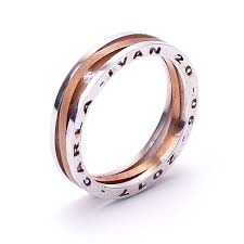 Visítanos en nuestra joyería de madrid. Alianza De Boda En Oro Blanco Y Oro Rosa De 18 Quilates Con 1 Diamante