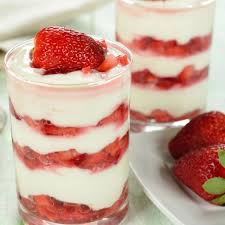 But having dessert would actually make you feel and relax. This Go To Recipe For Strawberry Cream Parfaits Is Light Fast To Make And A Perfect Dessert After A Hea Dessert Recipes Parfait Recipes Light Dessert Recipes