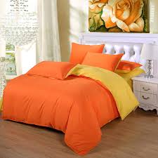 Twin and twin xl sizes include 1 fitted sheet, 1 flat sheet, and 1 pillowcase. Double Color Orange And Yellow Bed Sheet Bedding Sets Duvet Cover Pillowcase King Queen Double Full Twin Single Size 3 4pcs Buy At The Price Of 7 36 In Aliexpress Com Imall Com