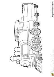Coloriage Moyens De Transports Locomotive A Vapeur