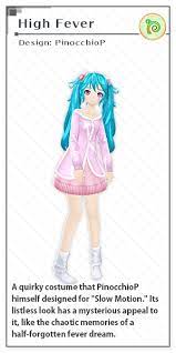 High Fever Design Pinocchio P Hatsune Miku Outfits Hatsune Miku