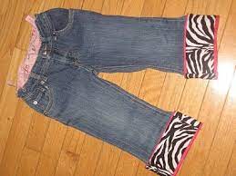 Generally Creative Simple Capri Cuff Kids Clothes Patterns Diy Jeans Crafts Clothing Hacks