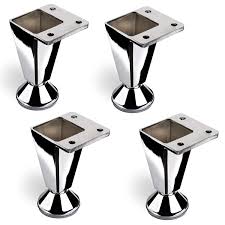 4er Set Mobelfusse Lima Hohe 80 Mm Hohenverstellbar Verchromt Mobelbeine Schrankfusse Von So Tech Amazon De Baumarkt Mobelfusse Mobelbeine Beine