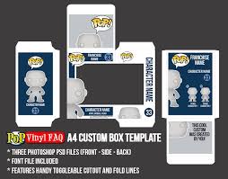 Custom A4 Pop Box Template Free Custom Pop Vinyl Funko Pop Box Custom Funko