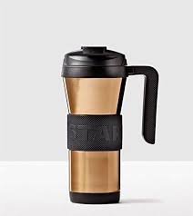 Starbucks Stainless Steel Grip Tumbler With Handle Copper Black 16 Fl Oz Starbucks Coffee Travel Mugs Starbucks Cups Starbucks