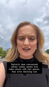 A Detroit homeowner is expressing concern after surveillance video captured  a young child stealing a lawn chair from her porch, apparently with adult  assistance from someone in a getaway car., What ...