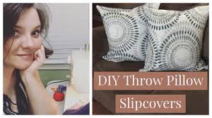 Decorative pillow covers for living room best of christmas colorful description: Diy Envelope Throw Pillow Slipcovers Youtube