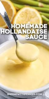 This Decadent Hollandaise Sauce Is So Easy To Prepare Using Just 4 Ingredients Easy Hollandaise Sauce Homemade Hollandaise Sauce Easy Hollandaise