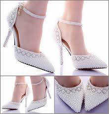 1 x auf einer hochzeit getragene pumps von buffalo. Pumps Weiss Perlen Hochzeit High Heels Schuhe Brautschuhe Braut Damenschuhe Eur 109 90 Picclick De