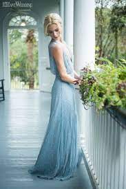 Delft Blue Garden Party Wedding Inspiration Elegantwedding Ca Embellished Bridesmaid Dress Blue Wedding Gowns Embellished Wedding Dress