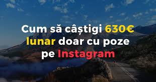 Această metodă de a face bani pe internet este una foarte serioasă și răspândită. Cum SÄƒ CaÈ™tigi 630 Lunar Doar Cu Poze Pe Instagram Take The First Step