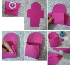 Kagittan Noel Agaci Yapmak Makalepark Com Cuzdan Kece Pembe