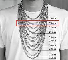 22 inches long very strong fancy link antique style 9ct gold chain necklace. What Is The Best Chain Length For A Man Full Guide A Fashion Blog