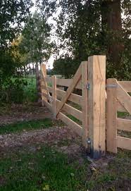 Build A Wooden Fence With A Construction Drawing Woodworkingprojects Woodwor Build Farm Gate Entrance Wooden Gates Driveway Farm Gate