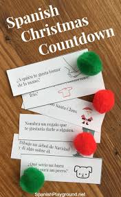 Spanish Christmas Countdown For Kids Spanish Playground Spanish Christmas Spanish Kids Countdown For Kids