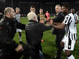 The club has won the greek league championship 2 times (1976, 1985) and the. Watch Greek Football Game Abandoned After Paok Chief Enters Pitch With Gun Football News