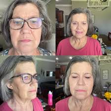 My neighbor Stacey Ledet Wunstel from my previous neighborhood received her  makeup and was wanting advice