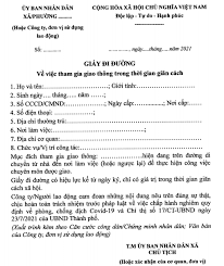 Để ràng buộc người dân ở yên trong nhà tránh tập trung đông người, thành phố hà nội quy định người đi ra đường phải có giấy đi đường được cấp bởi cơ quan đơn vị, mới đây lại thêm yêu cầu giấy đi đường phải có xác nhận của ubnd xã phường. Ha Ná»™i Cong Bá»' Máº«u Giáº¥y Ä'i Ä'Æ°á»ng Dung Trong Thá»i Gian Gian Cach Xa Há»™i Bao Dan Tá»™c Va Phat Triá»ƒn