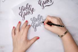 Letter Lovers Papier Liebe Zu Gast Im Lettering Interview Stempel Selbst Gestalten Lettering Schone Schrift