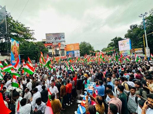 तामसामध्ये तिरंग्याचा जल्लोष; हजारोंच्या सहभागाने ऐतिहासिक रॅली