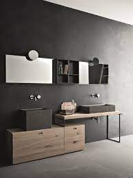 Legno E Pietra Per La Nuova Collezione Bagno Novello Bagno Rimodellare Ispirazione Bagno Bagno Interno