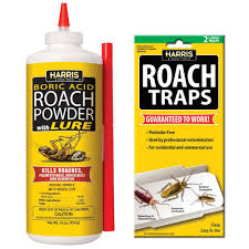 Harris 16 Oz Roach Powder And Roach Trap Value Pack Hrp 16vp The Home Depot Pest Control Kill Roaches Insect Control