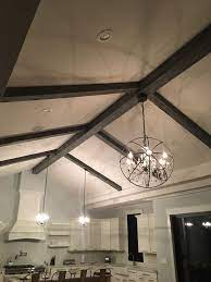Check spelling or type a new query. Hanging Chandeliers With Kitchen Beams Faux Wood Workshop