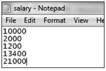 Excluding stock awards, alphabet and google ceo sundar pichai reported the highest annual salary. Solved A Write A Program To Add The Contents Of A File Salary Txt And 1 Answer Transtutors