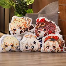 Lumine used to be a world traveler with her brother, aether, until the day of their unfortunate encounter with the unknown goddess on teyvat. 45cm Yuanshen Project Genshin Impact Lumine Amber Paimon Plush Toys Plush Doll Pillow Office Nap Office Cushion Plush Toys Movies Tv Aliexpress
