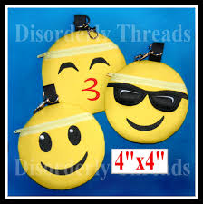 Smiley SET OF 3 Emoji Zippered Bags! 4x4 *xxx Vip Pes Jef Hus Exp Dst  Formats* ITH in the Hoop Zippered Bag Machine Embroidery File