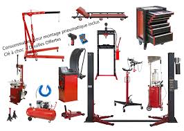 Pack Garagiste Complet 220 Volts Machine A Pneu Presse Hydraulique Pneu