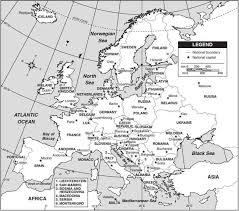 The seven continents of the world are numbered and students can fill in the continent's name in the corresponding blank space. Printable Maps For The Classroom