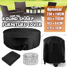 Black mobel wasserdicht abdeckung garten terrasse mobel tischset. 230cm Rund Garten Tisch Abdeckung Abdeckplane Kaufland De