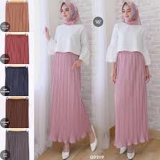 Sama seperti warna pastel pada umumnya, krem memberi kesan calm sekaligus tenang. Rok Plisket Rok Wanita Rok Wanita Terbaru Rok Panjang Wanita Bayar Di Tempat Cod Lazada Indonesia