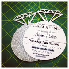Bridal Shower Invitations In An Engagement Ring Shape That I Made Just Use A Couples Bridal Shower Invitations Engagement Ring Shapes Engagement Rings Couple