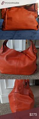 Dooney And Bourke Montecatini Button Slouch Rare And Retired Dooney Style Made In Italy Montecatini Button Slouch Hobo In Oran Dooney Bourke Dooney Bourke