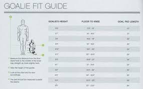 Hockey Goalie Pants Size Chart