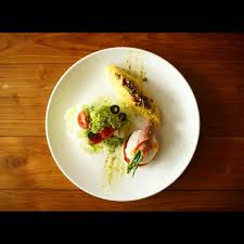 Omelette Plating Makanan Dan Minuman Makanan