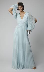 Pleated Chiffon Maxi Dress By Self Portrait Moda Operandi Maxi Dress Chiffon Maxi Dress Dresses