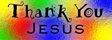 Image result for thank you JESUS
