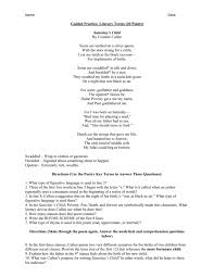 What is a 4 stanza poem. Saturday S Child Key Terms Analysis