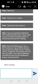 · toggle on the wifi calling switch. Wi Fi Calling And 5g Access On At T Android Forums At Androidcentral Com