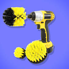 Use the bucket to periodically rinse out the sponge or brush and to transfer soapy water into the tub. Drillbrush Is The Easiest Way To Clean Your Shower 2021 The Strategist