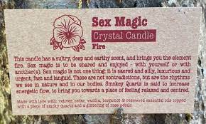 Sex Magic Crystal Candle - Etsy