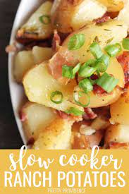 Slow Cooker Ranch Potatoes Recipe Easy Slow Cooker Recipes Slow Cooker Recipes Side Dish Recipes
